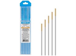 Электрод вольфрамовый золотой WL-15, Ф 1,6 мм (набор 5 шт) SOLARIS ЦЕ-4293565394