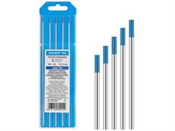 Электрод вольфрамовый синий WL-20, Ф 3,0 мм (набор 5 шт) SOLARIS ЦЕ-9754616448