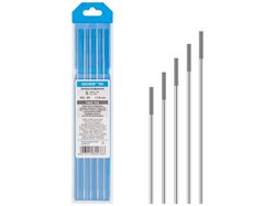 Электрод вольфрамовый серый WC-20, Ф 1,6 мм (набор 5 шт) SOLARIS ЦЕ-1518212786