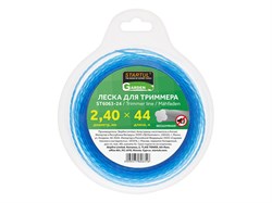 Леска ф 2.4 мм х 44 м бесшумная STARTUL GARDEN ЦБ-7316339550
