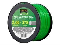 Леска ф 2.0 мм х 378 м шестигр. сеч. STARTUL GARDEN ЦБ-0146074432