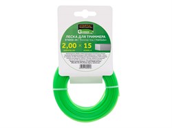 Леска ф 2.0 мм х 15 м квадратн. сеч. STARTUL GARDEN ЦБ-7218856200