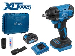 Аккум. ударный гайковерт BULL SC 1804 в чем. XLTpro БЕСЩЕТ., 18 В, 400 Н*м, 1/2", 1х4 А*ч, з/у 4 А ЦД-2600340300