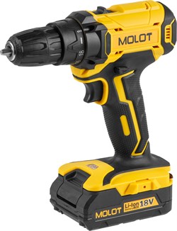 Аккум. дрель-шуруповерт MOLOT MBD 1815 Li в чем. ЦЗ-0175151424