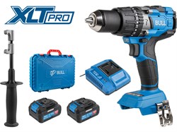 Аккум. дрель-шуруповерт BULL SR 1805 в чем. XLTpro, 2х4 А*ч, БЕСЩЕТ., 18 В, 120 Н*м, БЗП(мет.) 13 мм ЦЗ-0671421240