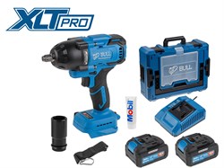Аккум. ударный гайковерт BULL SC 1807 Xcase, XLTpro, БЕСЩЕТ., 18 В, 750 Н*м, 1/2", 2х4 А*ч, з/у 4 А ЦЗ-0015554430