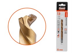 Сверло по металлу шестигр. 7.5х69х109 мм HSS-G TIN GEPARD ЦЗ-0310356000