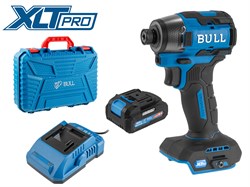 Аккум. ударный гайковерт/винтоверт BULL CID 2218 в чем. XLTpro, SET, БЕСЩЕТ., 18 В, 220 Н*м, 1х4 А*ч ЦЗ-2919648546