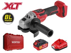 Аккум. углошлифмашина WORTEX CAG 1812-2 SE в чем. XLT SET БЕСЩЕТ., 18 В, 125 мм, 3000-8500 об/мин ЦЗ-0767833794