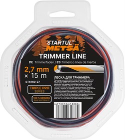 Леска ф 2.7 мм х 15 м витой круг сеч. TRIPLE PRO STARTUL METSA ЦЗ-0000907926