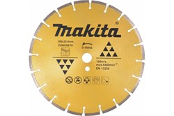 Алмазный диск сегментированный по бетону 300х20/25,4 мм Makita D-56982 D-56982