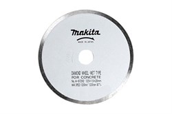Алмазный диск сплошной по бетону/ кирпичу 125x20x1,5x4 мм (мокрый рез) Makita A-87292 A-87292