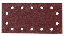 Бумага шлифовальная 115х280 мм, P150, 10 шт. Makita P-33059 Липучка • 115х280 мм • P80 • 14 Отверстий • 10 шт. P-33059