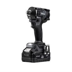 Гайковёрт ударный 18В, 1/2", 380 Нм, бесщёточный двигатель,  STAVR SWI 18BL-380V-1K (1х4.0 Ач, ЗУ, кейс) 9022300081