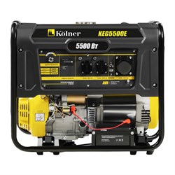 Генератор бензиновый 5.5 кВт, электростартер, медь LCD, 3х230 В, 35л, Kolner KEG 5500Е 8040200266