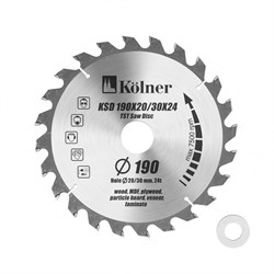 Диск пильный Kolner KSD 190х20/30x24 8100300068