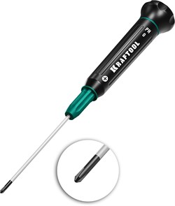 KRAFTOOL Precision PH0, отвертка для точных работ (25682-0) 25682-0