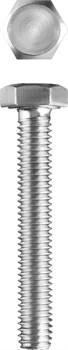 ЗУБР ГОСТ 7798-70, кл. пр. 5.8, M16 х 100 мм, цинк, 5 кг, болт (303080-16-100) 303080-16-100