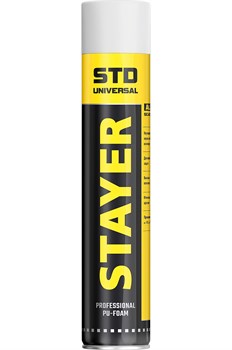 STAYER STD, 750 мл, адаптерная, выход до 35 л, монтажная пена, Professional (41133), шт 41133