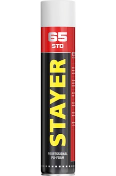 STAYER STD 65, 750 мл, адаптерная, выход до 65 л, монтажная пена, Professional (41134), шт 41134
