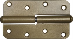 ПН-110, 110 x 41 х 2.8 мм, правая, цвет золотой металлик, карточная петля (37653-110R) 37653-110R