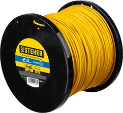 STEHER КРУГ, 2.4 мм, 240 м, леска для триммера (75005-2.4) 75005-2.4