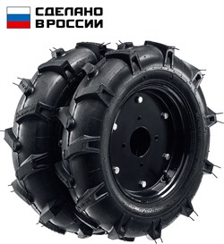 ЗУБР КП-2, 4.00-10, 2 шт., пневматические колеса для мотоблоков (707106-2), шт 707106-2
