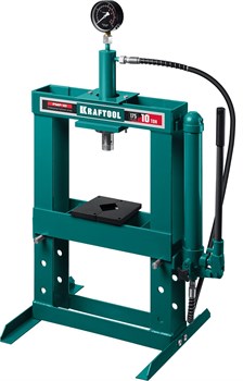 KRAFTOOL PMP-10, 10 т, гидравлический пресс с гидронасосом и манометром (43472-10) 43472-10