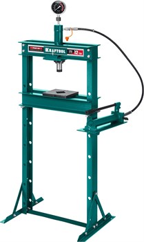 KRAFTOOL PMP-12, 12 т, гидравлический пресс с гидронасосом и манометром (43472-12) 43472-12
