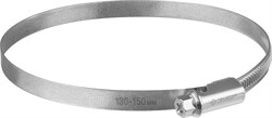 ЗУБР Х-9Н, 130 - 150 мм, накатная лента 9 мм, цинк, 10 шт, червячный хомут (37807-150) 37807-150