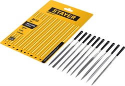 STAYER 140 мм, 10 предм., набор надфилей, Professional (16011-H10) 16011-H10_z02