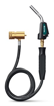 KRAFTOOL KS-8000, со шлангом 1.4м с пьезоподжигом на баллон турбо нагрев + 30% 2000°C, Газовая горелка Blue Fire (55512) 55512