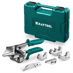 KRAFTOOL MC-12, для различных профилей из пластика и резины, с набором сменных губок, угловые ножницы (23372-12) 23372-12