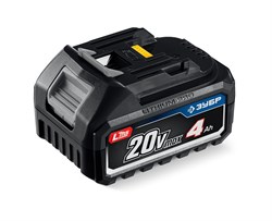 ЗУБР Power PRO, 20 В, 4.0 А·ч, аккумулятор LMS, ПРОФЕССИОНАЛ (BP-P-20-4), шт BP-P-20-4