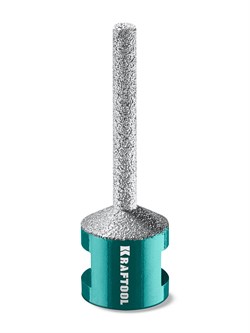 KRAFTOOL VS DIAMOND d 6 мм (М14, 50 мм), Вакуумная алмазная фреза пальчиковая с конусом (29811-06) 29811-06