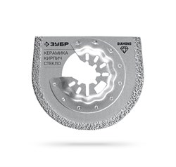 ЗУБР DIAMOND 65x2.2 мм полотно дисковое с алмазным зерном Р40: керамика, мрамор, стекло, кирпич, StarQuick (15584-65) 15584-65