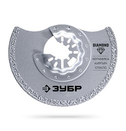 ЗУБР DIAMOND 85x2.2 мм полотно дисковое с алмазным зерном Р40: керамика, мрамор, стекло, кирпич, StarQuick (15584-85) 15584-85