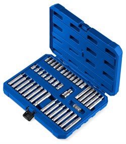 ЗУБР СБ-42, 42 шт (HEX, TX, SPLINE) хвостовик 10 мм под квадрат 1/2″ набор специальных бит (26551) 26551