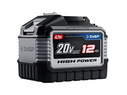 ЗУБР High Power, 20 В, 12.0 А·ч, аккумулятор LMS, ПРОФЕССИОНАЛ (BP-H-20-12) BP-H-20-12