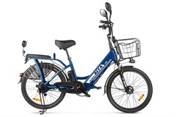 Электровелосипед Gelbert ALFA 1 ST Синий-2927 0000375-2927