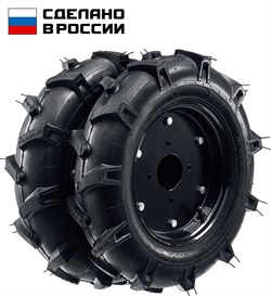 ЗУБР КП-2, 4.00-10, 2 шт., пневматические колеса для мотоблоков (707106-2) - фото 49116
