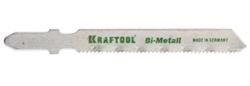 Полотна KRAFTOOL, T118AF, для эл/лобзика, Bi-Metall, по металлу (1,5-2мм), EU-хвост., шаг 1,2мм, 50м - фото 4970