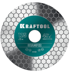 KRAFTOOL CHAMFER 125 мм (22.2 мм, 25х1.6 мм) Шлифовально-отрезной алмазный диск (36689-125) 36689-125 - фото 5230