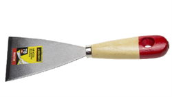 STAYER MAXFlat 70 мм, усиленное стальное полотно деревянная ручка, Шпатель для удаления ржавчины, MA - фото 5384