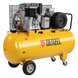 Компрессор воздушный, ременный привод BCI5500-T/200, 5.5 кВт, 200 литров, 850 л/мин Denzel - фото 87204