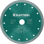 KRAFTOOL Turbo, 180 мм, (22.2 мм, 10 х 2.6 мм), сегментированный алмазный диск (36682-180) 36682-180