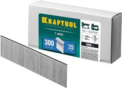 KRAFTOOL тип 18GA (47/300/F) 25 мм, 5000 шт, гвозди для нейлера (31785-25) 31785-25