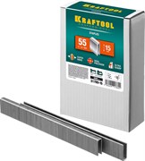 KRAFTOOL тип 18GA (55/90/C) 15 мм, 5000 шт, скобы для степлера (31789-15) 31789-15