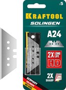 KRAFTOOL Solingen-А24, 5 шт, трапециевидные лезвия (09625-S5) 09625-S5_z02