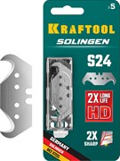 KRAFTOOL Solingen-S24, 5 шт, крюковидные лезвия (09643-S5) 09643-S5_z02